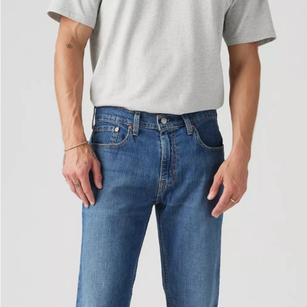 Levi's Blue Straight Jeans Classic Fit 559